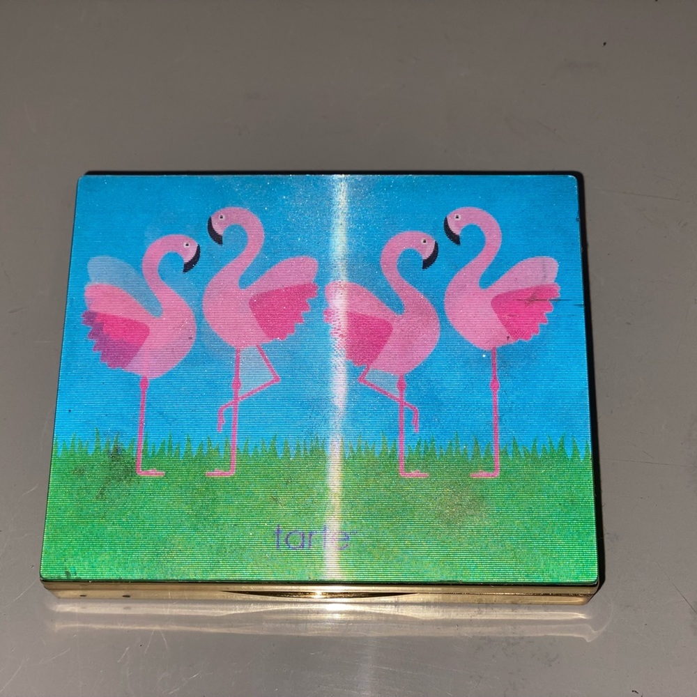 BRAND NEW LIMITED EDITION Tarte  eyeshadow palette with holographic cover top